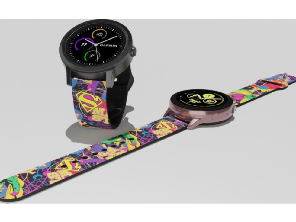 SUPERMAN - GRAFFITI řemínek 22 mm