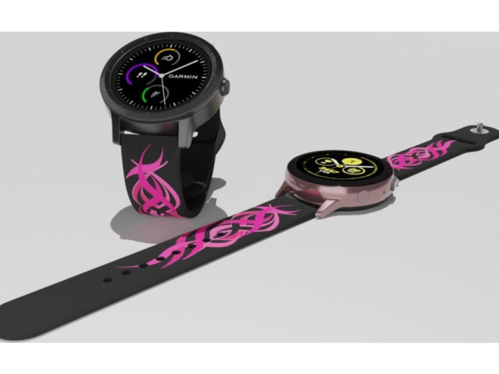 PINK TATTOO řemínek 22 mm