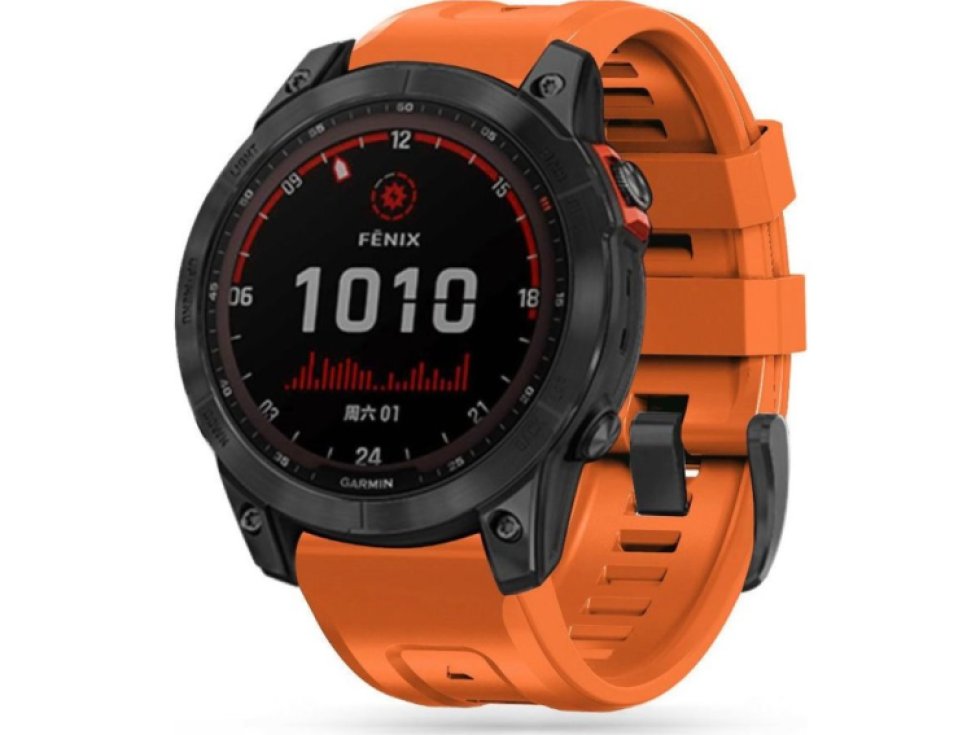 Řemínek pro Garmin Fenix 3 / 5X / 3HR / 5X PLUS / 6X / 6X PRO / 7X - Tech-Protect, Iconband Orange