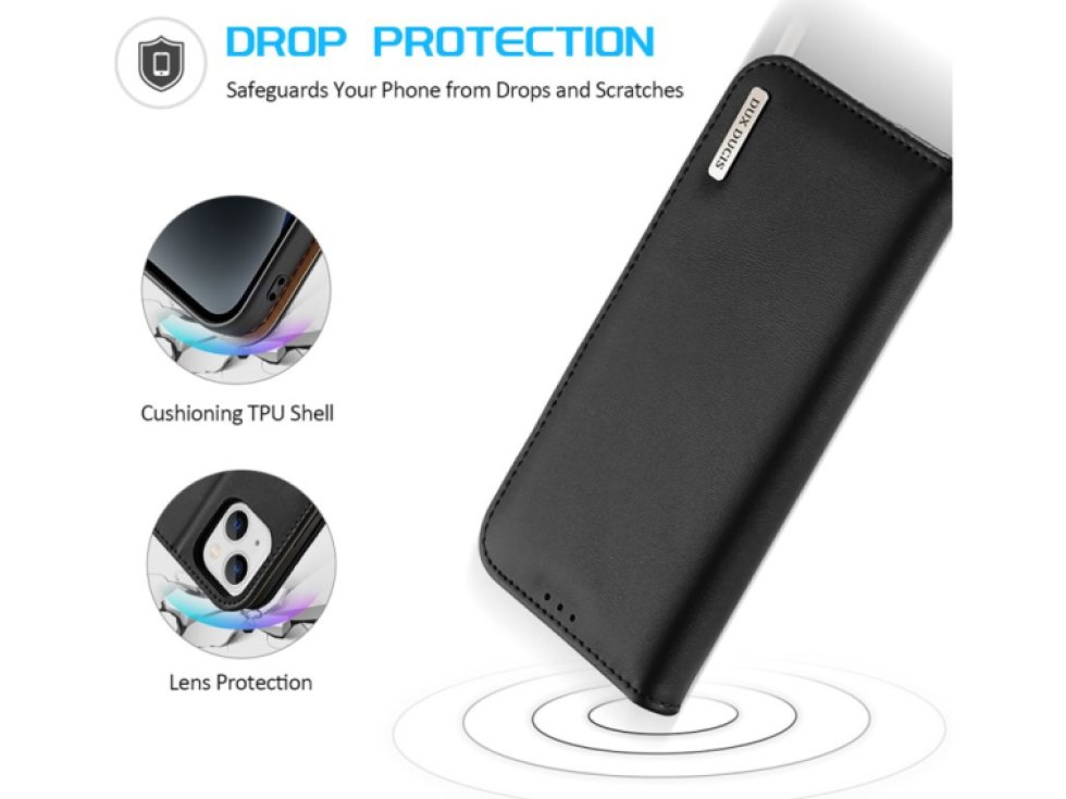 Knížkové pouzdro na iPhone 14 PLUS - DuxDucis, Hivo Black