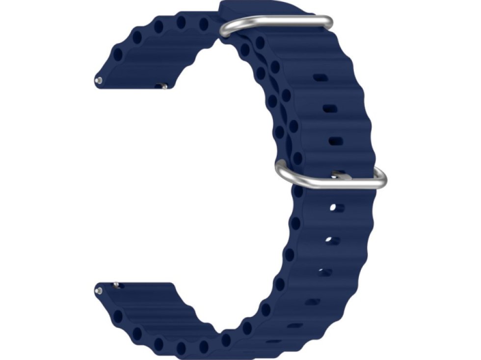 Vroubkovaný řemínek s přezkou 22mm