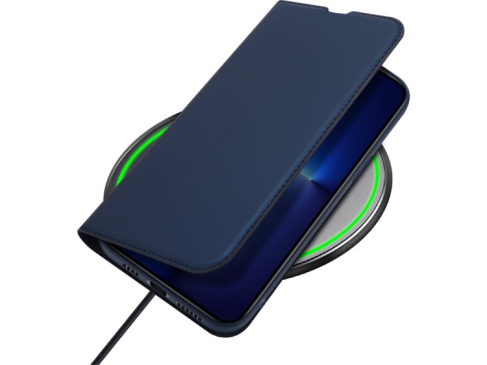 Knížkové pouzdro pro iPhone 13 Pro MAX - DuxDucis, SkinPro Blue