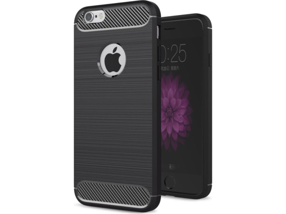 Ochranný kryt na iPhone 6 / 6S - Carbon Fibre