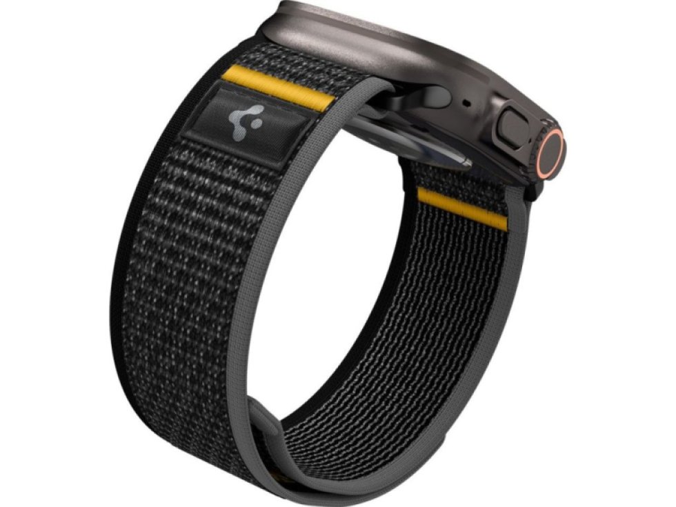 Řemínek na Apple Watch 44mm / 45mm / 46mm / 49mm - Spigen, Athlex Air Active Black