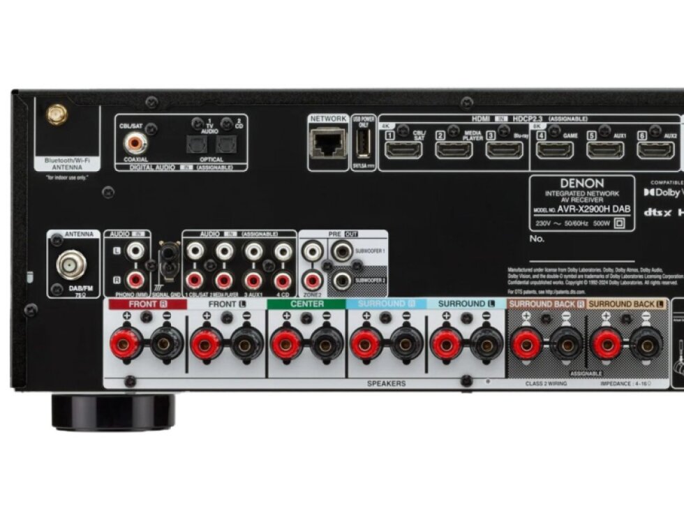 Denon AVR-X2900H DAB