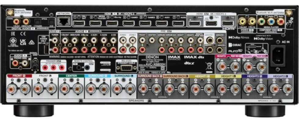 Denon AVC-X6800H Black