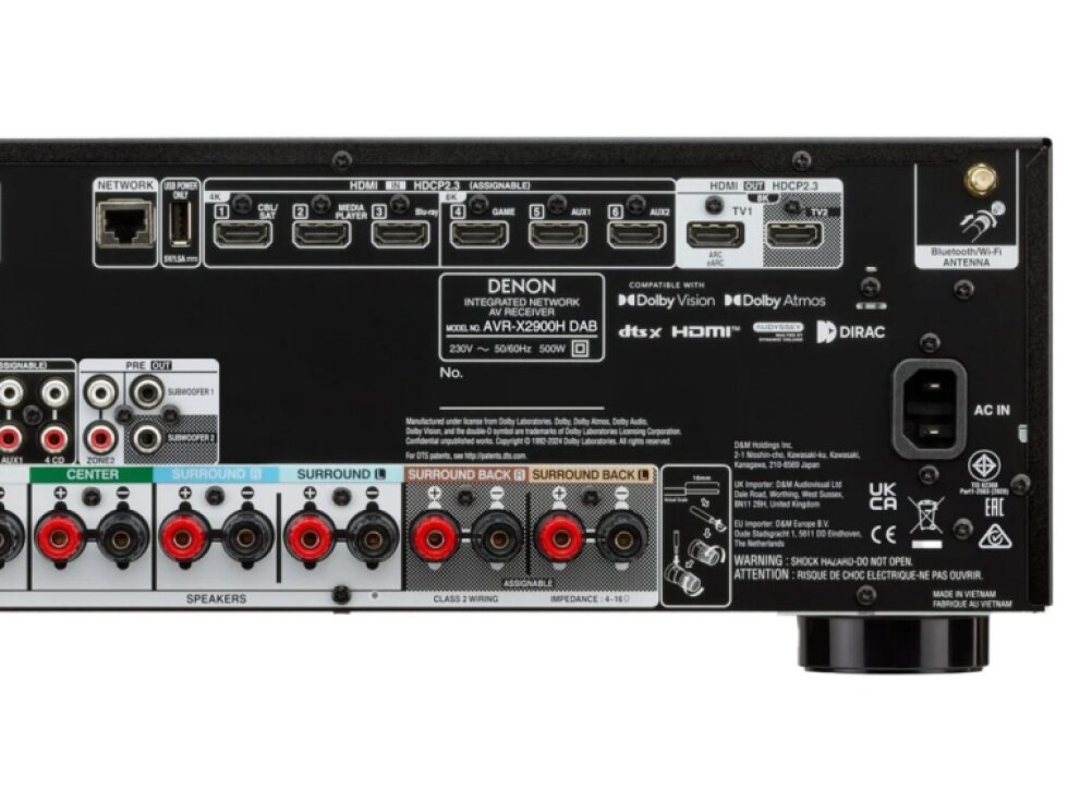 Denon AVR-X2900H DAB