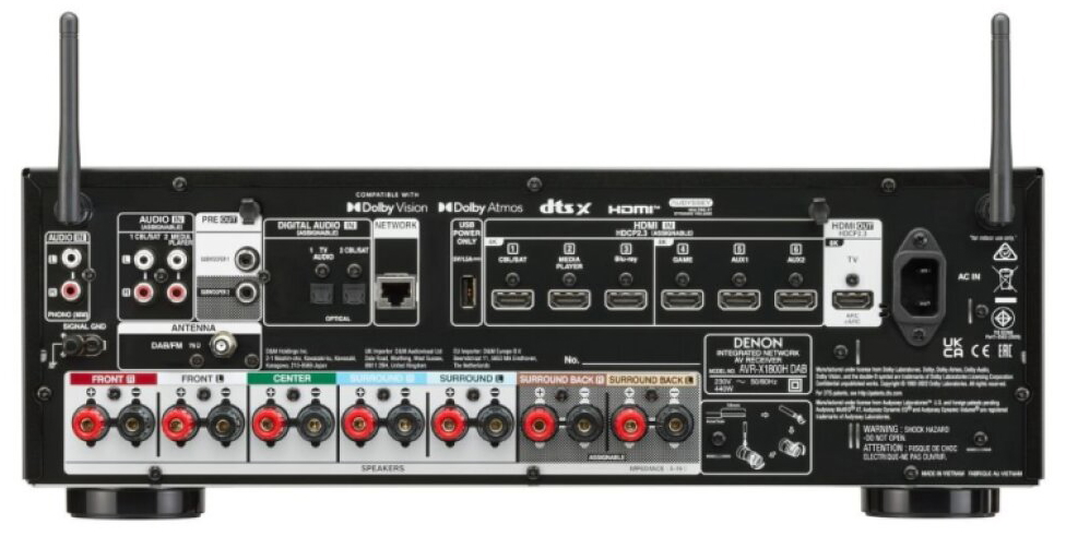 Denon AVR-X1800H DAB