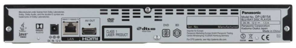 Panasonic DP-UB154EG