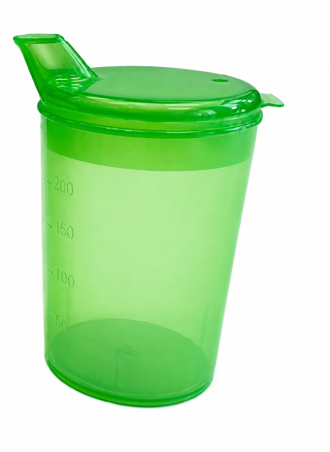 Pohárek na pití s víčkem 250 ml, zelený