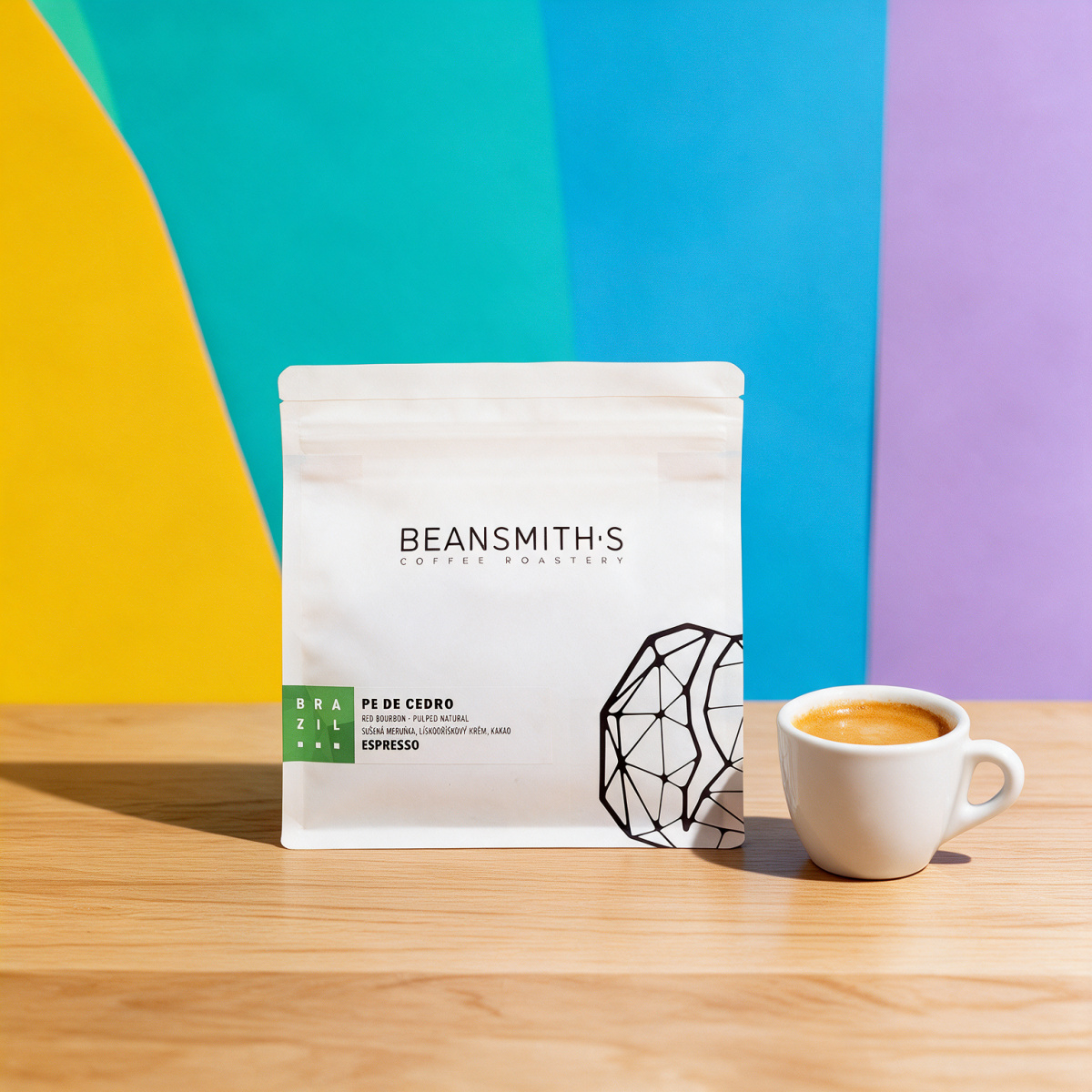 Beansmith's Brazílie Pe De Cedro espresso 250g