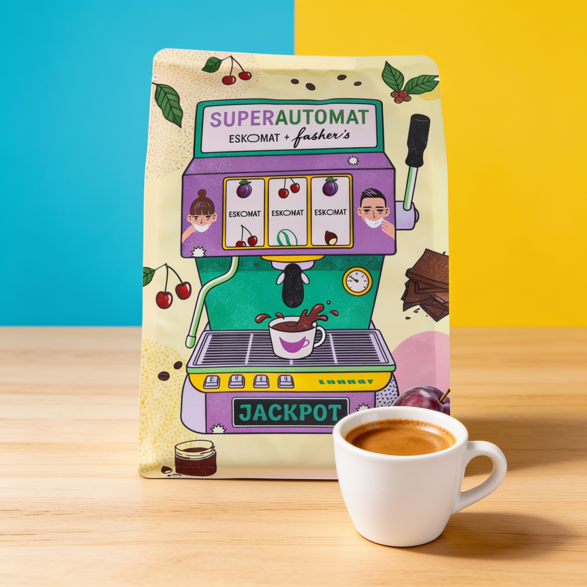 Father´s Coffee Roastery & Eskomat Superautomat espresso 1kg