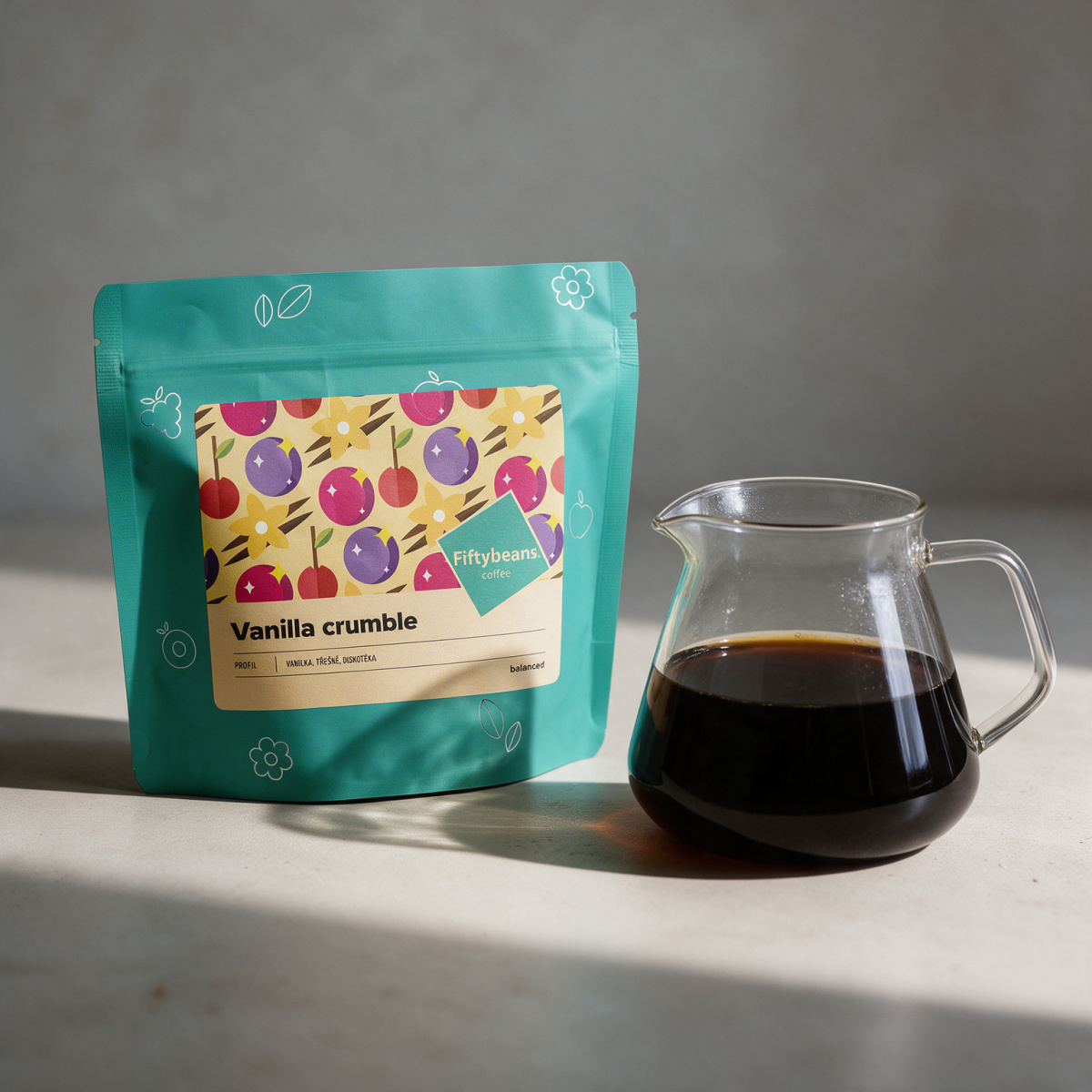 Fiftybeans Vanilla crumble filtr/espresso 200g