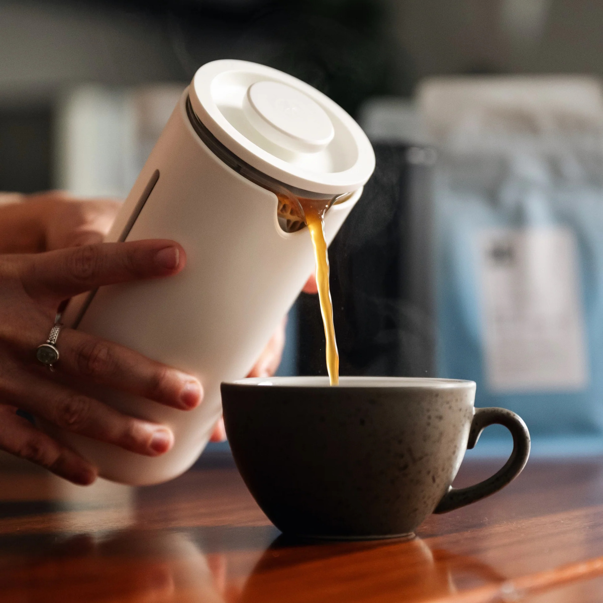 Timemore U French Press 450ml bílý