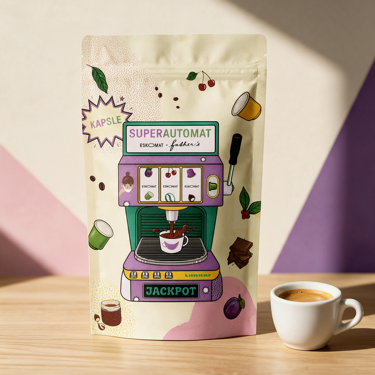 Father´s Coffee Roastery & Eskomat Superautomat kávové kapsle 50ks