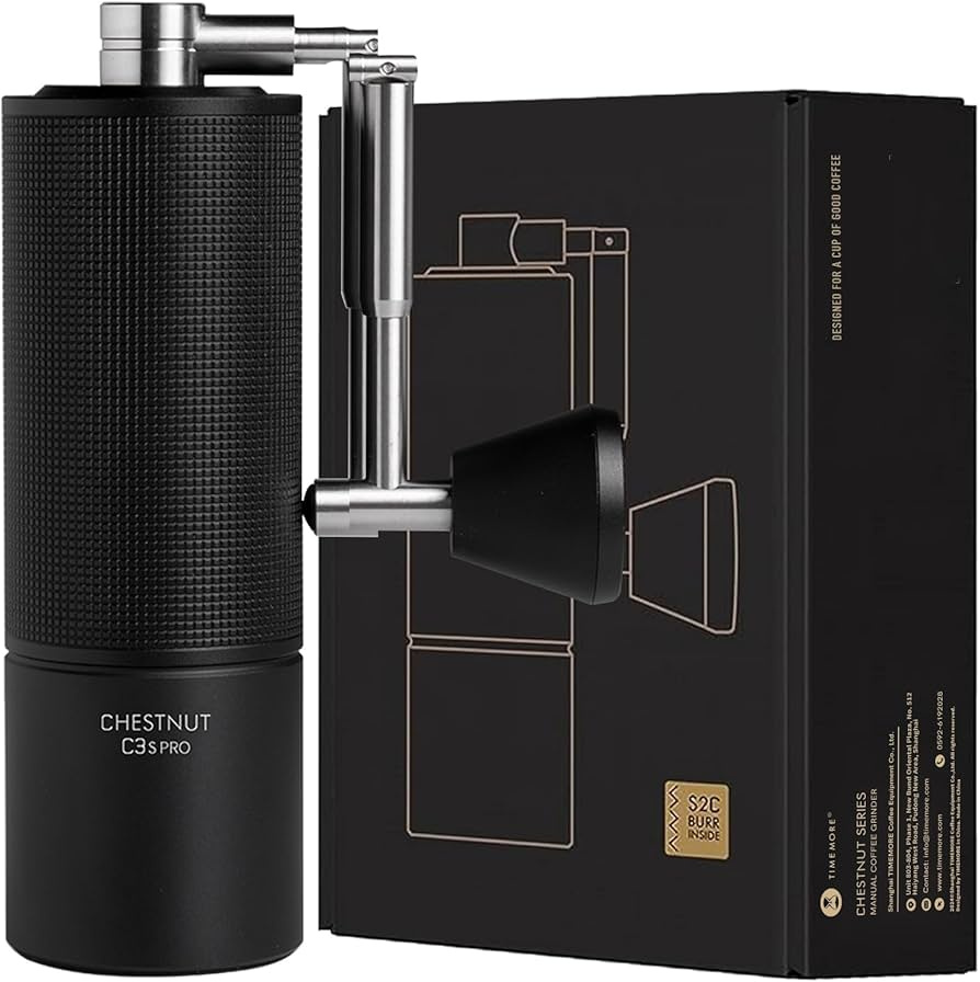 Timemore C3S PRO mlýnek se skládací rukojetí černý