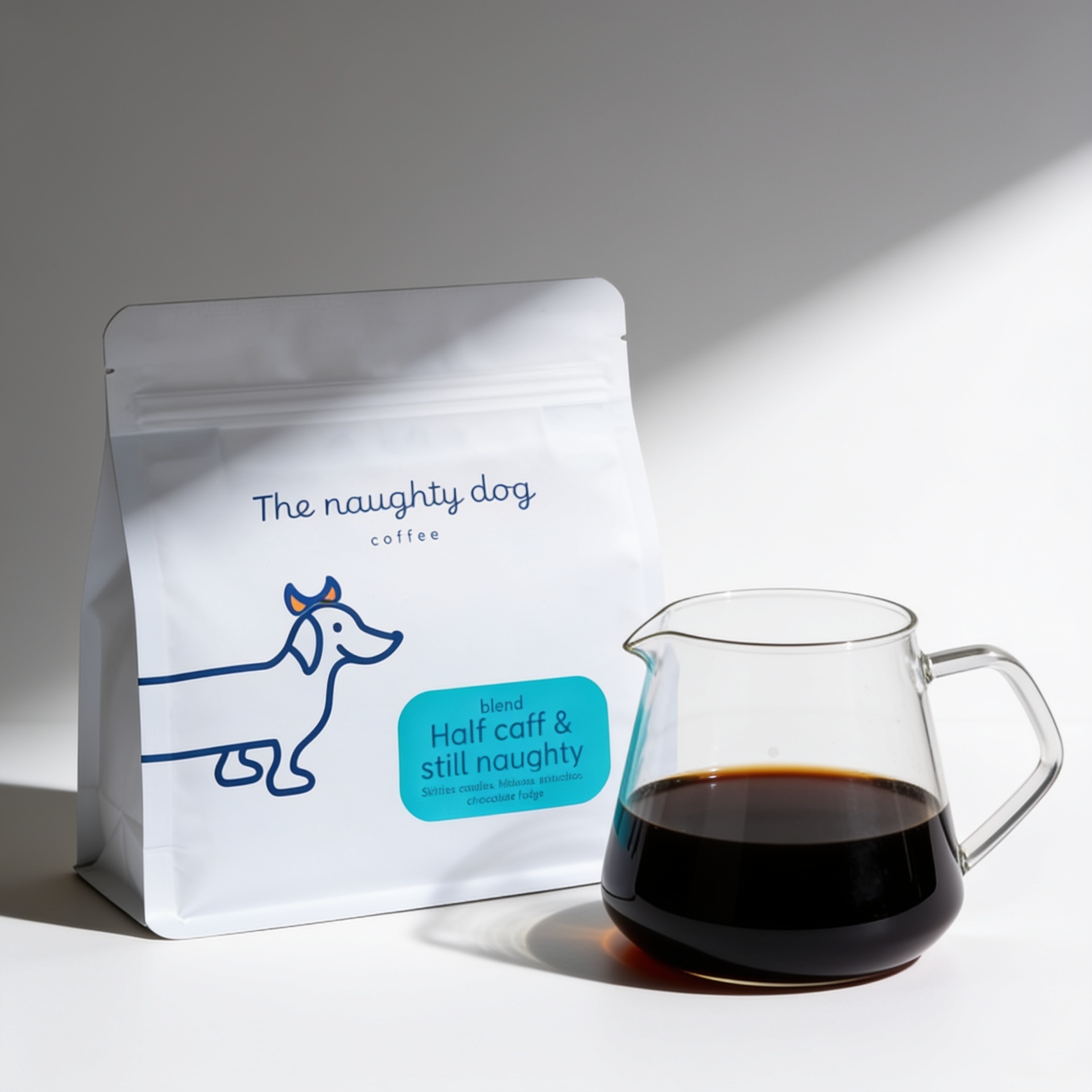 The Naughty Dog Half Caff & Still Naughty filtr 200g