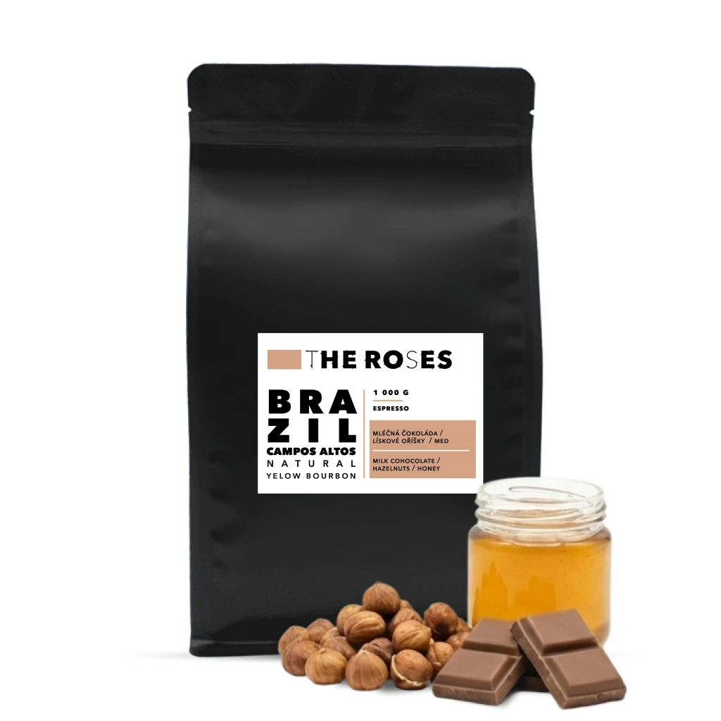 The Roses Brazílie Campos Altos Natural espresso 1kg