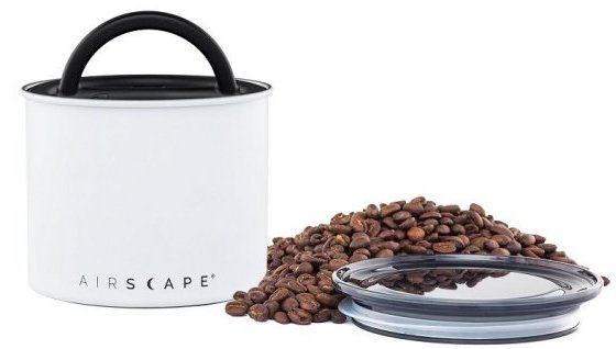 AirScape dóza na kávu 250g bílá