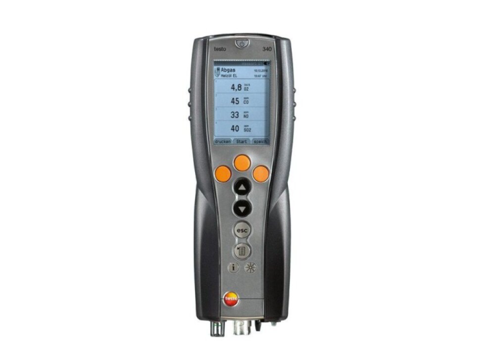 testo 340 analyzátor spalin pro průmysl
