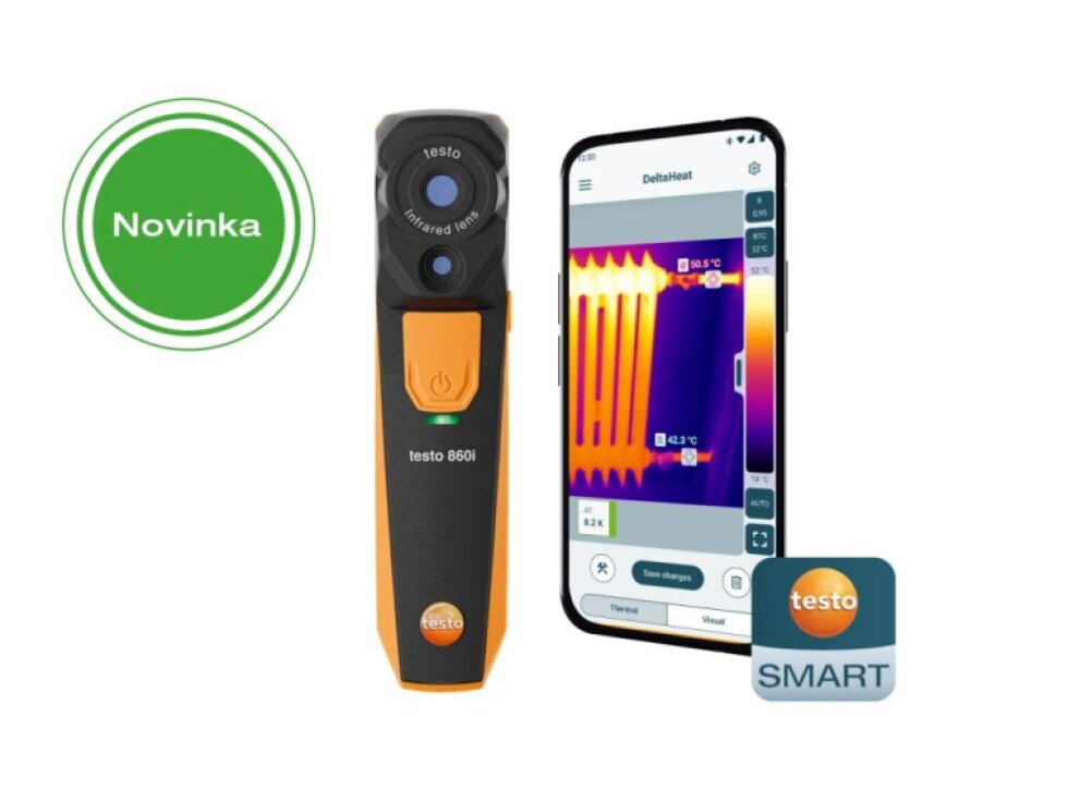 testo 860i - Bezdrátová termokamera pro chytré telefony