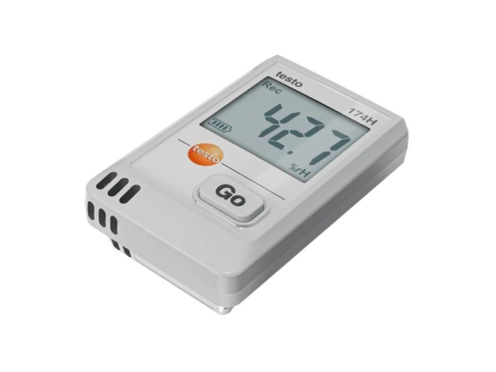 testo 174 H - Miniaturní záznamník pro měření teploty a vlhkosti s USB-C a softwarem pro PC
