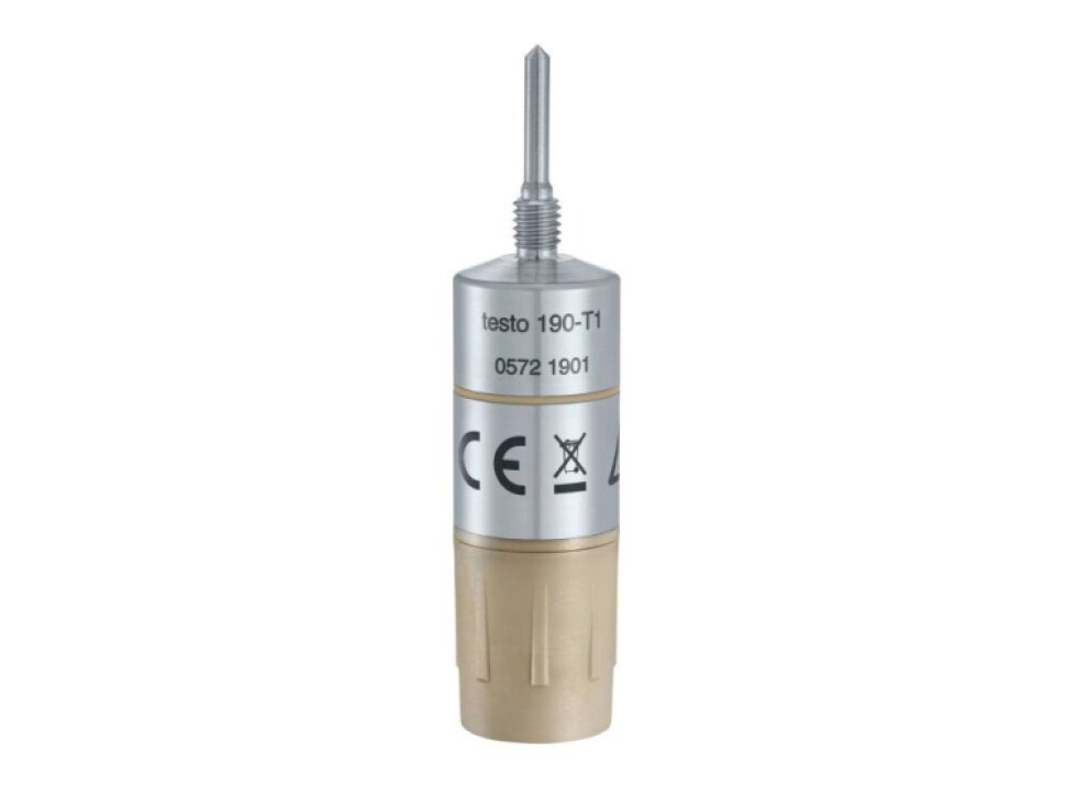 testo 190-T1 - Teplotní CFR záznamník s krátkou, pevnou sondou