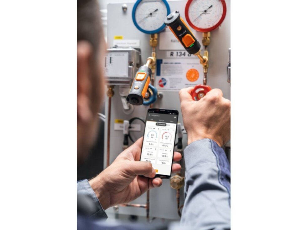 testo 549i tlakoměr ovládaný chytrým telefonem