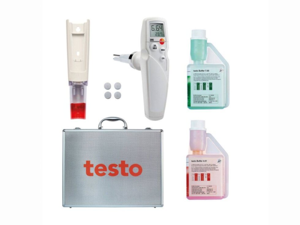 testo 205 základní sada - pH-metr/teploměr pro polotuhá média
