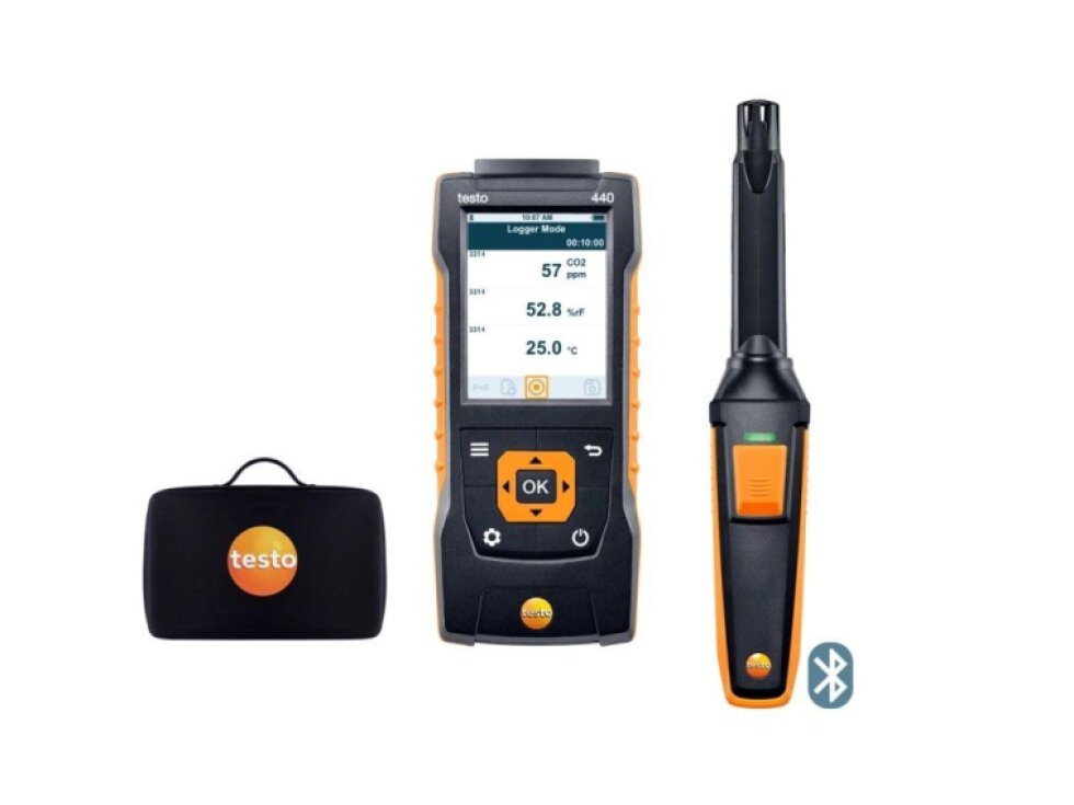 testo 440 sada pro měření CO2 s BT