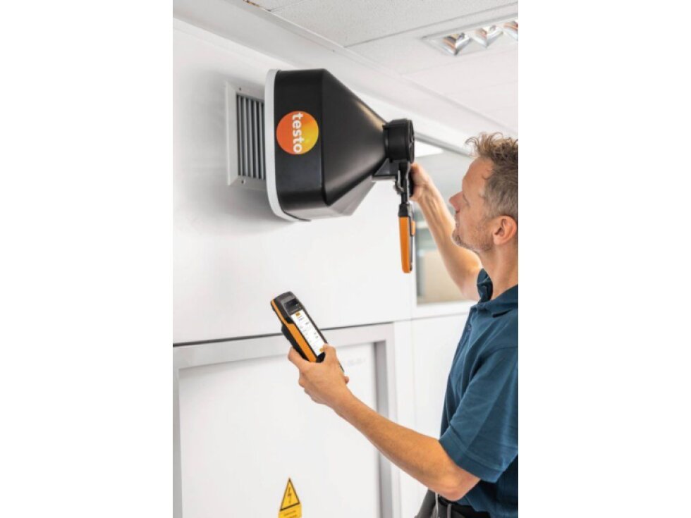 testo 400 sada pro měření proudění s 16 mm vrtulkovou sondou