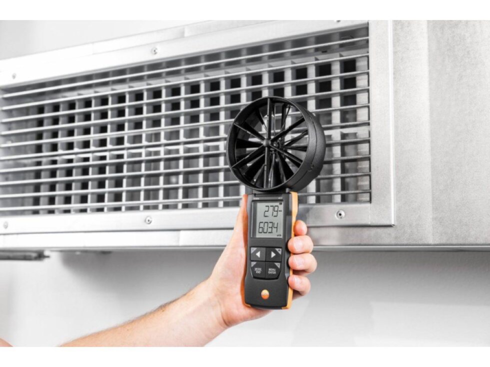 testo 417 - Digitální vrtulkový anemometr se 100mm vrtulkou a s připojením k aplikaci