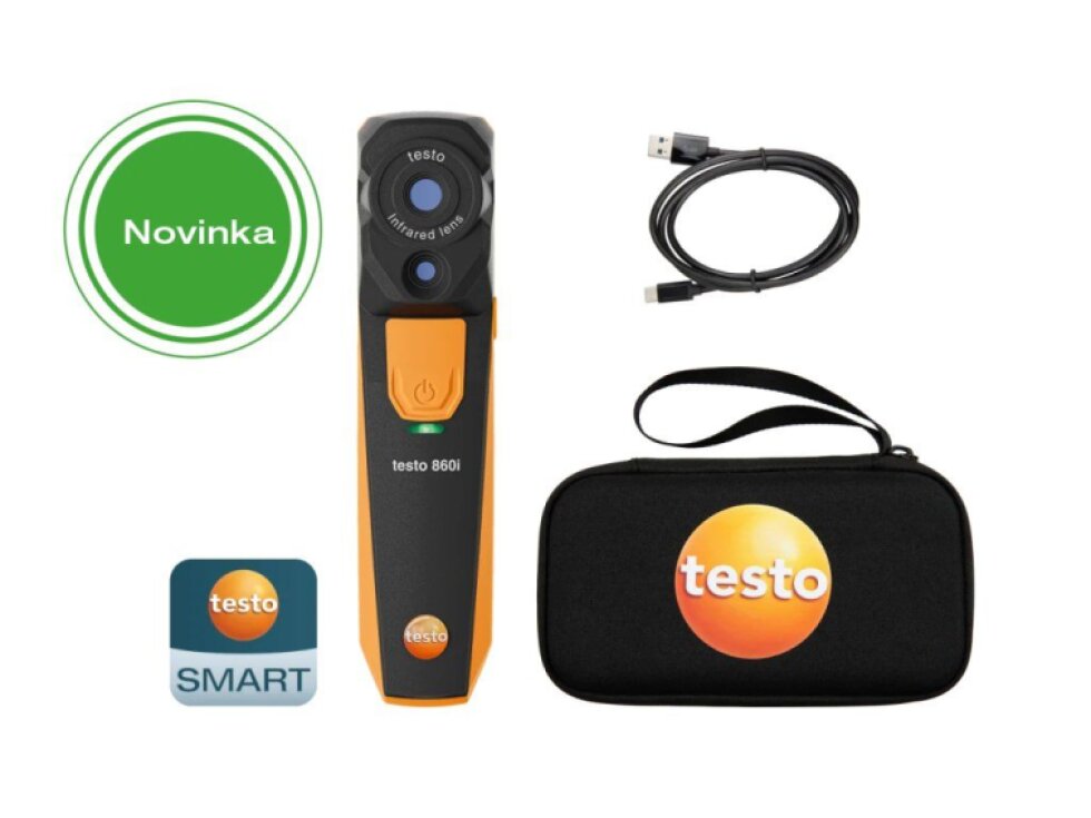 testo 860i sada - Bezdrátová termokamera pro chytré telefony