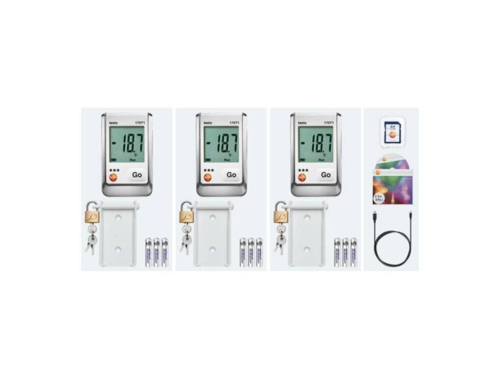 testo 175 T1 sada - sada dataloggerů teploty