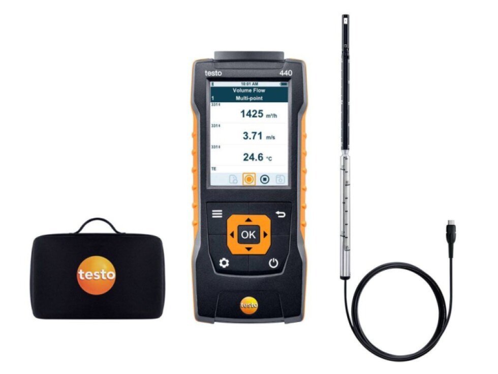 testo 440 sada se žhaveným drátkem