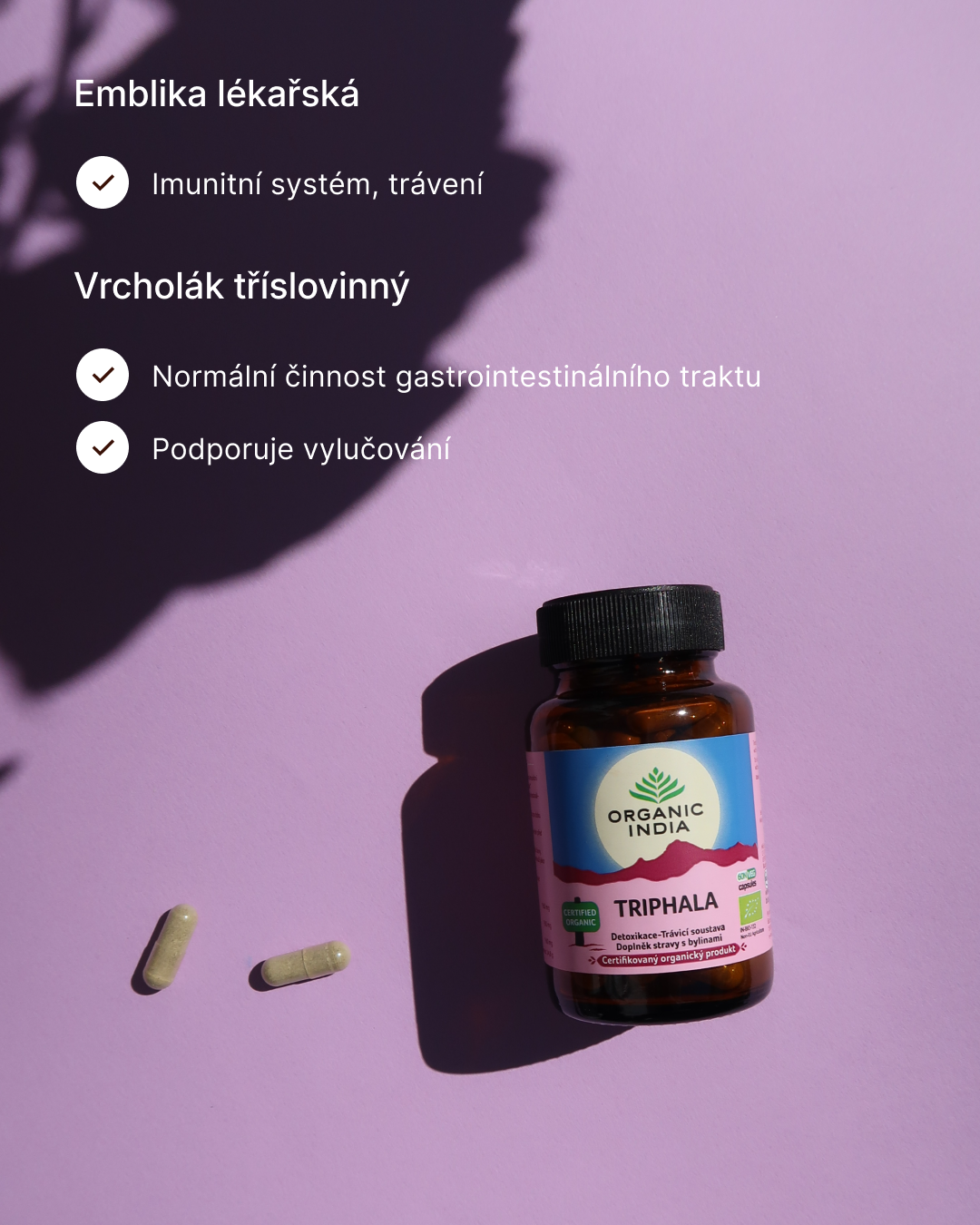 Triphala bio 60 kapslí