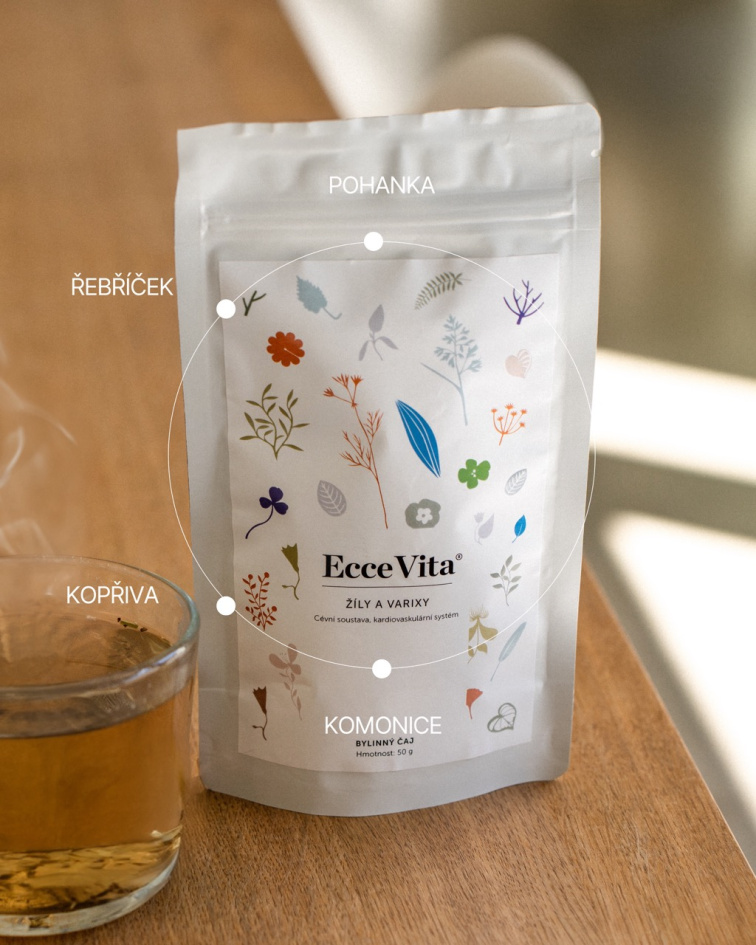 Bylinný čaj Žíly a varixy