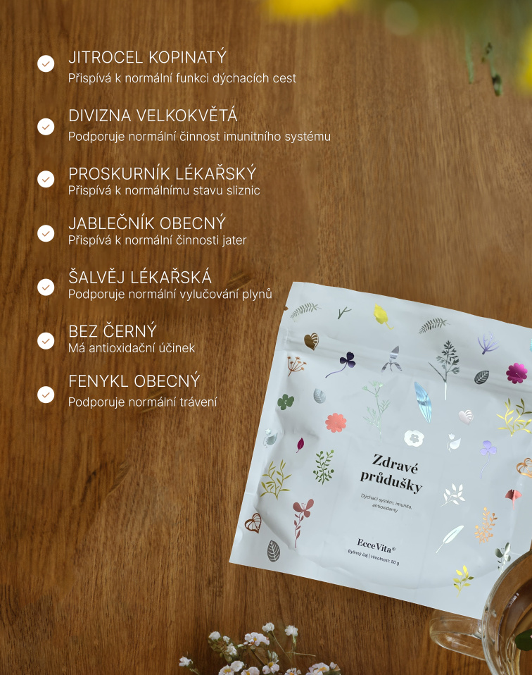 Bylinný čaj Zdravé průdušky
