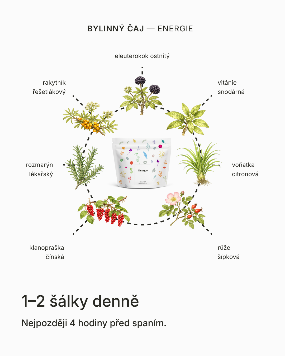 Bylinný čaj Energie (Vitalita)