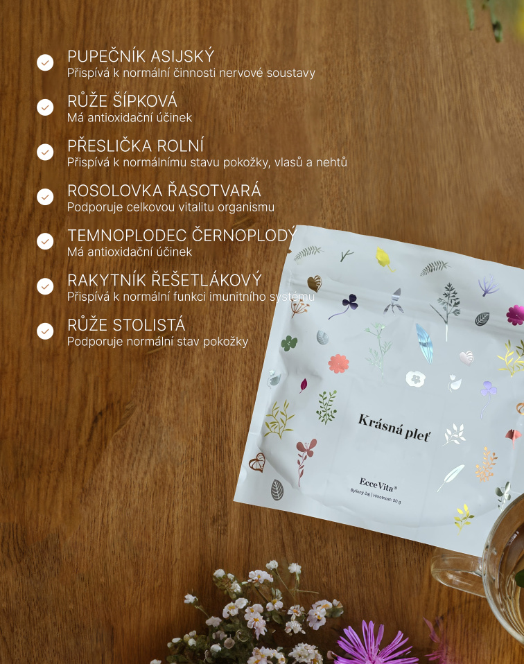 Bylinný čaj Krásná pleť