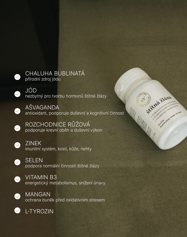 Štítná žláza (Hypotyr)