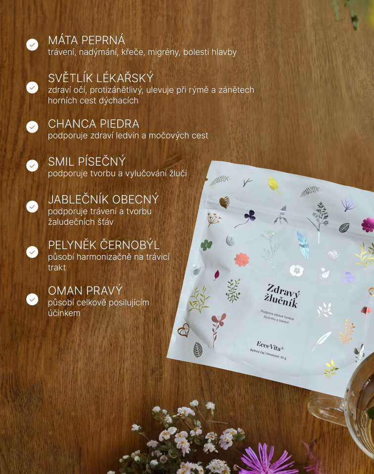 Bylinný čaj Zdravý žlučník