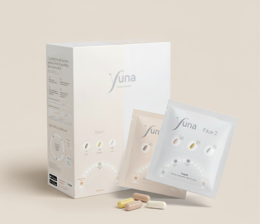 Yuna 2.0 - sada pro harmonizaci menstruačního cyklu, dávka na měsíc