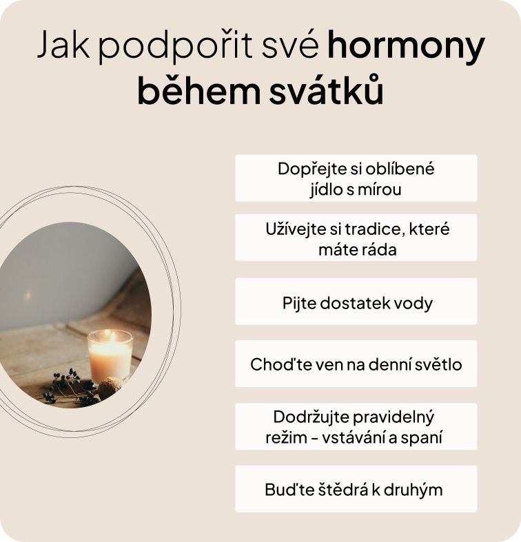 Zdravé vánoce pro ženy: Jak zvládnout svátky v souladu s vaším cyklem a tělem