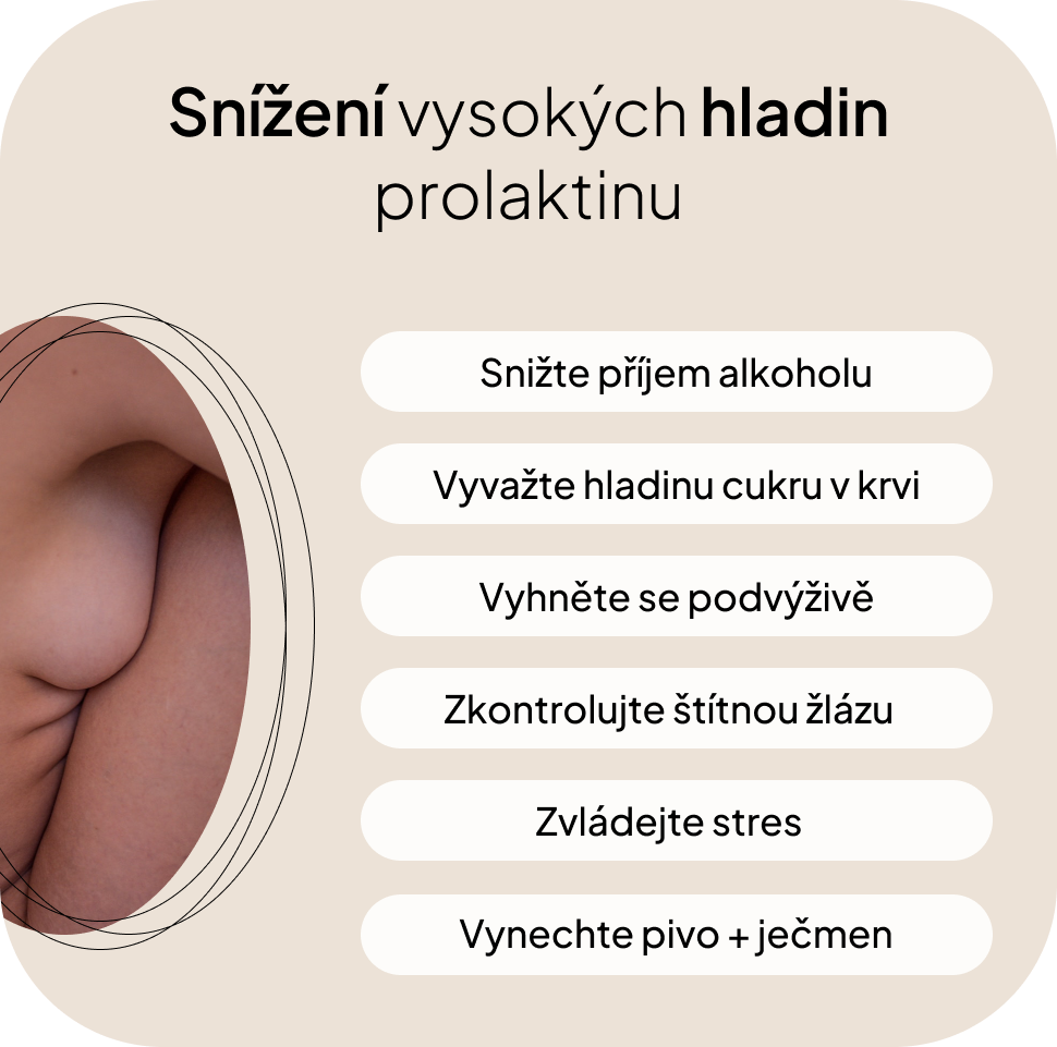 Vysoký prolaktin a jak ho snížit?