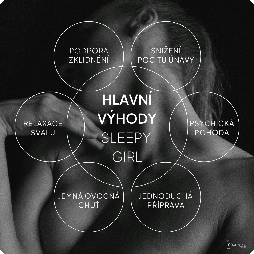 Sleepy Girl - večerní hořčíkový nápoj v prášku, 30 dávek