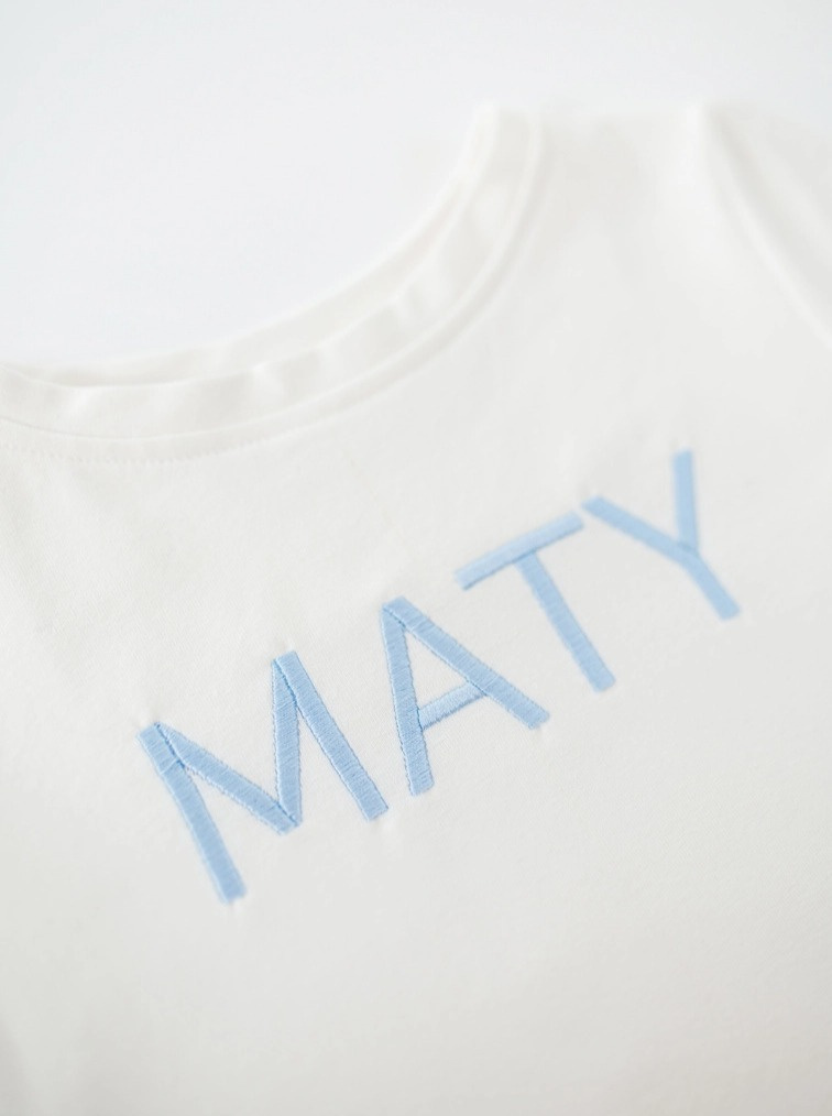 Tričko z biobavlny smetanové – Otisk přítomnosti