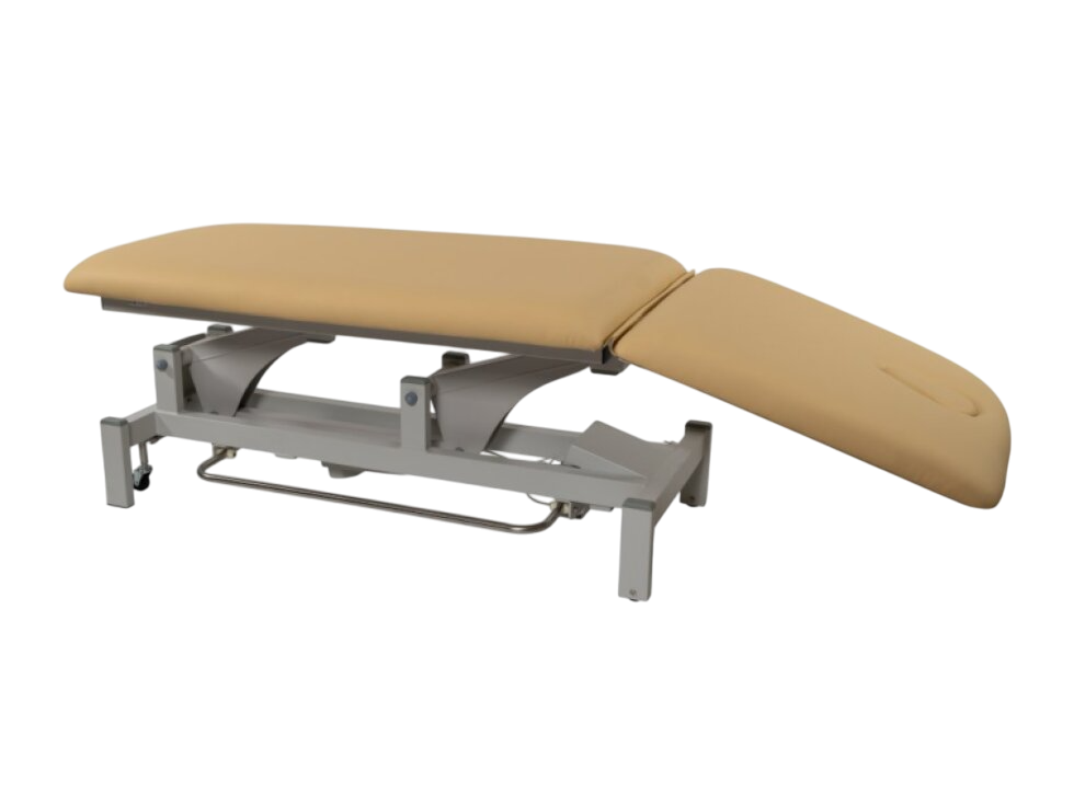 Elektrické lehátko 2301A s konstrukčním ovladačem - 71cm - béžové