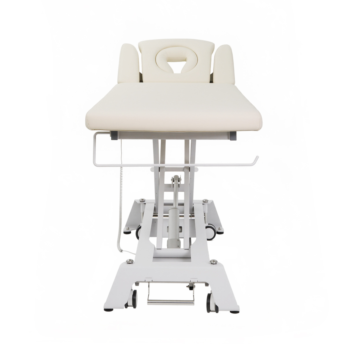Elektrické lehátko 8414 s ergonomickým obličejovým otvorem - béžové