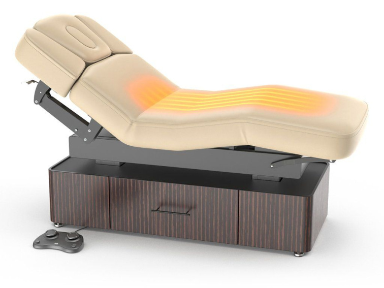 Elektrické SPA lehátko DIS s vyhříváním - tmavá konstrukce